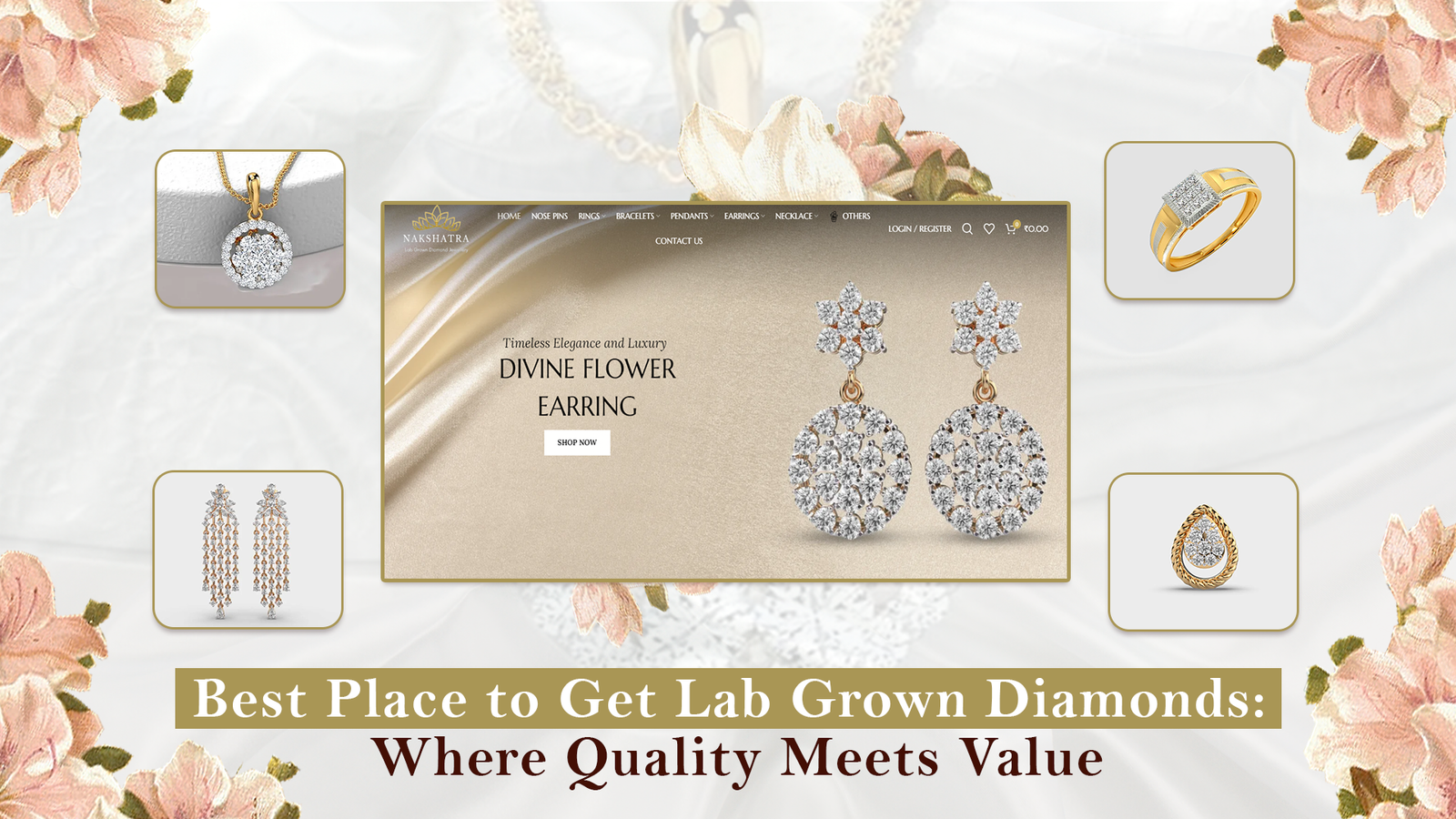 lab created diamond pendant