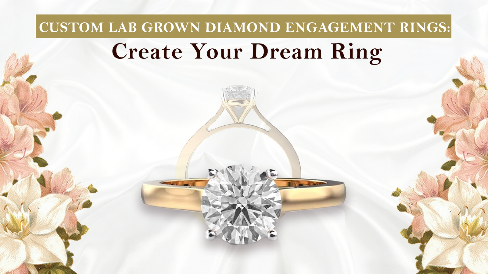 custom lab grown diamond engagement rings